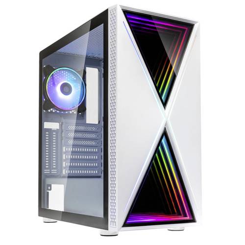 Kolink Void X ARGB PC-Gehäuse, Gaming-Gehäuse Weiß von Kolink