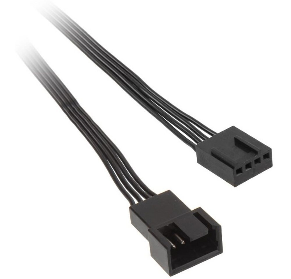 Kolink ZUAD-771 30 cm 4-Pin - PWM Verlängerung - schwarz Verlängerungskabel von Kolink