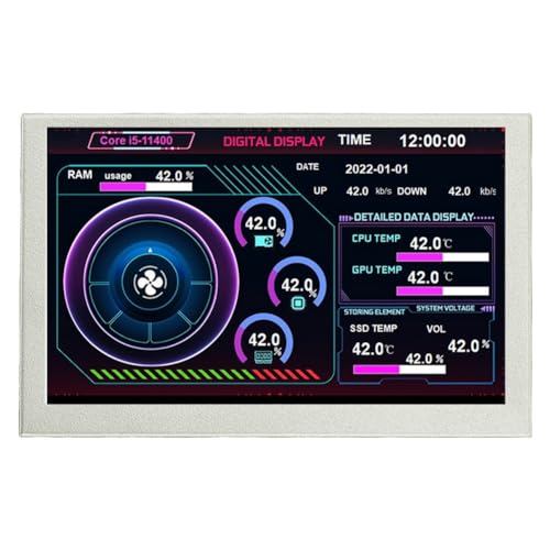 Komdndht 5-Bildschirm LCD-Monitor Treiber-Steuerplatine AIDA64 Bildschirm Hilfs-IPS für Computer ITX PC-Gehäuse B Langlebig Komdndht 5-Bildschirm LCD-Monitor Treiber-Steuerplatine AIDA64 Bildschirm Hilfs-IPS für Computer ITX PC-Gehäuse B Langlebig von Komdndht