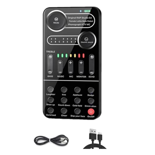 Komdndht K9 Voice Changer Live Sound Card 12 Elektrische Töne Mikrofon Live-Broadcast-Soundkarte für Mobiltelefon Computer PC Teile Komdndht K9 Voice Changer Live Sound Card 12 Elektrische Töne Mikrofon Live-Broadcast-Soundkarte für Mobiltelefon Computer PC Teile von Komdndht