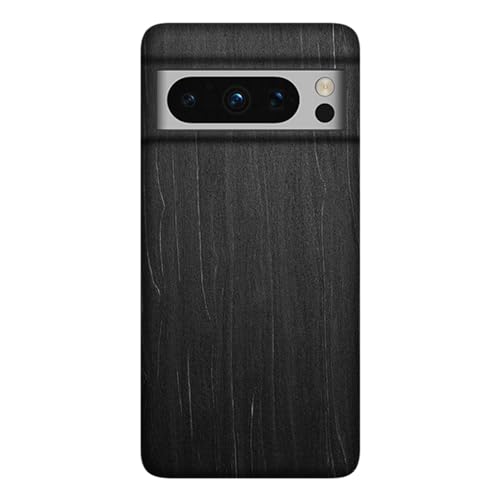 Komodoty Wood Case for Google Pixel 8 Pro Slim Fit, Snap-on Design Made from Sustainable Materials & Reinforced with Kevlar, Wireless Charging Compatible (Charcoal), (Komodo - Pixel 8 Pro) von Komodoty