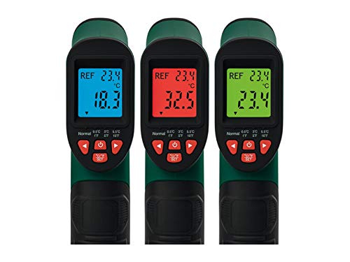 Parkside Infrarot-Thermometer PTIA 1 Messbereich: -50 bis + 380ºC Für schnelle Oberflächentemperaturmessung Präzises Infrarot-Messsignal von Kompernass