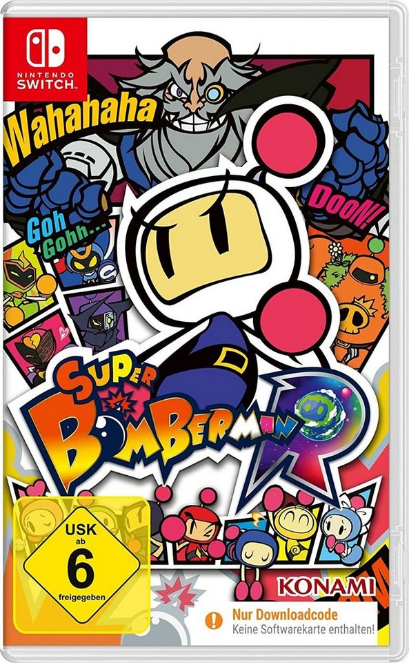 Super Bomberman R (Download Code in Box) Nintendo Switch von Konami