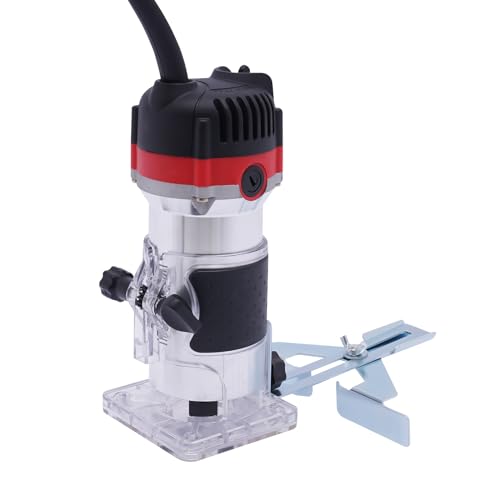Konfiur 800W Professional Oberfräse, 30000 U/min Kantenfräse Holzwerkzeug Elektrische Einhandfräse, für Anfasen, Einstechen, Oberflächenveredelung, Kurvenschneiden, Planen Konfiur 800W Professional Oberfräse, 30000 U/min Kantenfräse Holzwerkzeug Elektrische Einhandfräse, für Anfasen, Einstechen, Oberflächenveredelung, Kurvenschneiden, Planen von Konfiur