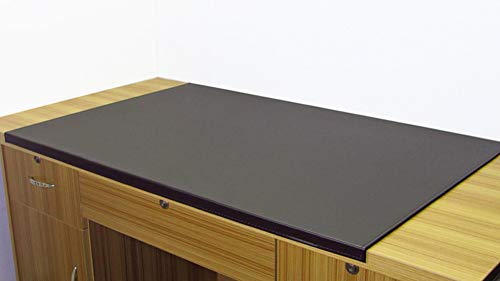 Multifunktionale Schreibtischunterlage mit Lippe Desktops Mate mit Kantenschutz, rutschfeste Maus-Tastatur, glattes Schreiben, Tippmatte für Büro und Zuhause, dunkler Kaffee, 90 x 40 cm von KongEU