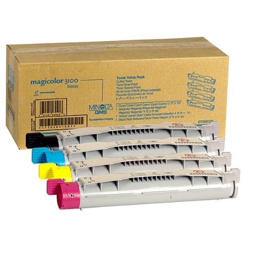 Konica Minolta 9960A1710504001 Toner MultiPack für Magicolor 3100/Pagepro 3100/3100 GN/Pageworks 3100/3100 GN/Scancopy 3100 von Konica-Minolta