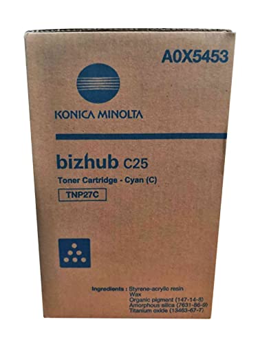 Konica Minolta A0X5453 - Toner TNP-27C | 6000 Pages | Cyan | Bizhub C25 von Konica-Minolta
