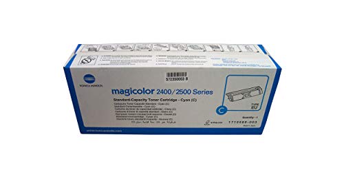 Konica Minolta Magicolor 2430 Desklaser (A00W331) original Toner-Kartusche - Blau / Cyan von Minolta