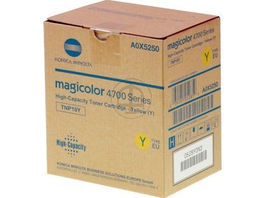 Konica Minolta Magicolor 4750 EN (TNP-18 Y / A0X5250) - original - Toner gelb - 6.000 Seiten von Konica-Minolta