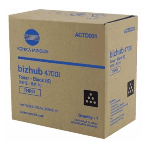 Minolta Konica TNP-91 Toner Black ACTD051 KM Bizhub 4700 i von Minolta