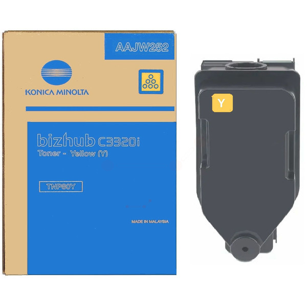 Original Konica Minolta AAJW252 / TNP80Y Toner gelb Original Konica Minolta AAJW252 / TNP80Y Toner gelb von Konica Minolta