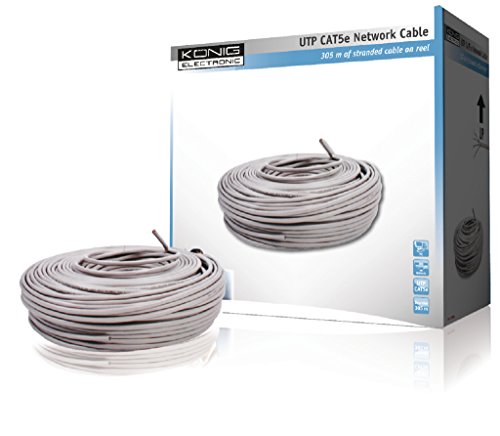 Konig Gestrandet UTP CAT5e Netzwerk patchable auf 305 m Spule Konig Gestrandet UTP CAT5e Netzwerk patchable auf 305 m Spule von Konig