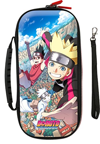 Konix Boruto Naruto Next Generations Schutzhülle und Transporttasche Fly für Nintendo Switch, Switch Lite und Switch OLED - Team 7 Konoha Design von Konix