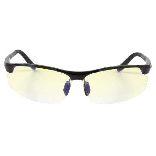 Konix Drakkar Gaming-Schutzbrille Solarstenn - Gelbe Gläser mit Blaulichtschutz - Schwarz von Konix