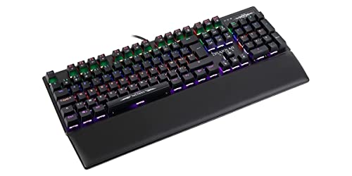 Konix Drakkar Kabelgebundene mechanische Gaming-Tastatur Helheim Elite AZERTY - Volles Anti-Ghosting - RGB-Hintergrundbeleuchtung von Konix