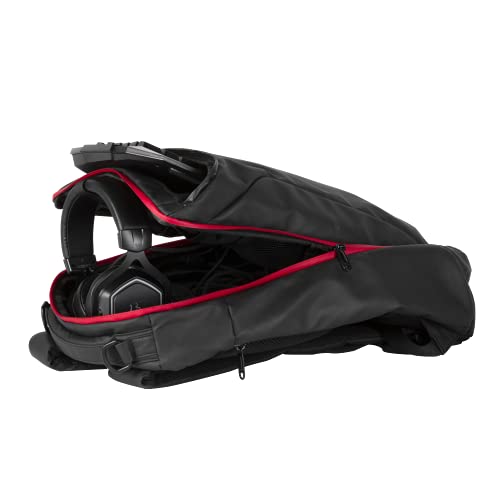 Konix Drakkar Schutz- und Transportrucksack Ragnarr für 17" Gaming-Laptop - Volumen 27 l - Schwarz und Rot von Konix