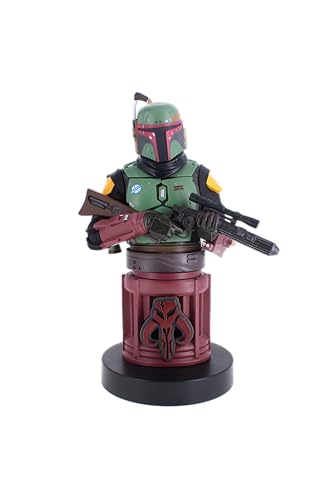 Konix Exquisite Gaming Cable Guy- Star Wars Boba Fett 2022 Controller Handy Tablet Halter Halterung Figur Tischdeko Fanartikel von Konix