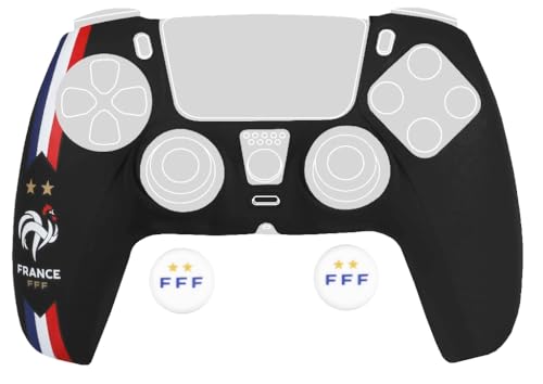 Konix FFF Funda de protección para Mando DualSense PS5 - Silicona - Apoya pulgares - Negro Konix FFF Funda de protección para Mando DualSense PS5 - Silicona - Apoya pulgares - Negro von Konix