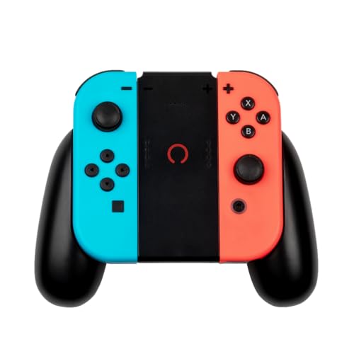 Konix Griffe Play and Charge für Joy-Con-Controller der Nintendo Switch - Ladung in weniger als 4 Stunden - 4-stufige LED-Anzeigelampe - Schwarz Konix Griffe Play and Charge für Joy-Con-Controller der Nintendo Switch - Ladung in weniger als 4 Stunden - 4-stufige LED-Anzeigelampe - Schwarz von Konix