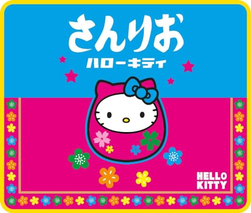 Konix Hello Kitty Gaming-Mauspad 32 x 27 cm - rutschfeste Mikrofaser-Oberfläche - Gummi - Motiv Japan von Konix