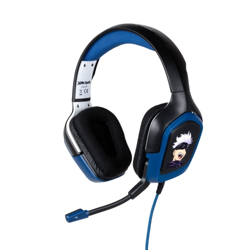 Konix Jujutsu Kaisen Gaming-Kopfhörer mit Kabel für PS4, PS5, Switch, Xbox One und Series X|S - 45°- Mikrofon - 1,5 m Kabel - 3,5 mm Klinkenstecker - Gojo-Motiv Konix Jujutsu Kaisen Gaming-Kopfhörer mit Kabel für PS4, PS5, Switch, Xbox One und Series X|S - 45°- Mikrofon - 1,5 m Kabel - 3,5 mm Klinkenstecker - Gojo-Motiv von Konix