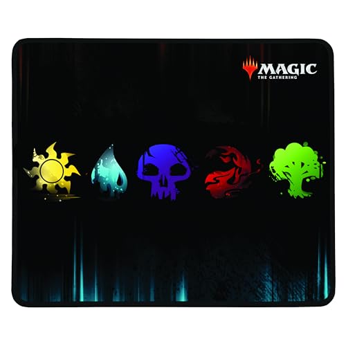 Konix Magic The Gathering Gaming-Mauspad 32 x 27 cm - Ultrafeine 3D-Silikonoberfläche - Motiv 5 Farben von Konix