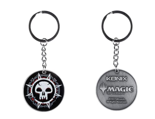 Konix Magic The Gathering Schlüsselanhänger - Mana-Motiv Schwarz von Konix