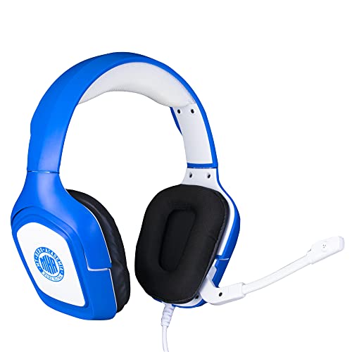 Konix My Hero Academia Gaming - Kopfhörer mit Kabel für PS4, PS5, Switch, Xbox One und Series X|S - Mikrofon - 1,5 m Kabel - 3,5 mm Klinkenstecker - Weiß und Blau von Konix