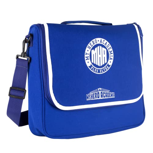 Konix My Hero Academia Schutztasche und Transport Messenger Bag für Nintendo Switch, Switch Lite und Switch OLED - Blau und Weiß Konix My Hero Academia Schutztasche und Transport Messenger Bag für Nintendo Switch, Switch Lite und Switch OLED - Blau und Weiß von Konix