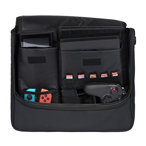 Konix Mythics Schutz- und Transport-Schultertasche Messenger Bag Konsole und Zubehör Nintendo Switch, Switch Lite und Switch OLED - Schwarz Konix Mythics Schutz- und Transport-Schultertasche Messenger Bag Konsole und Zubehör Nintendo Switch, Switch Lite und Switch OLED - Schwarz von Konix