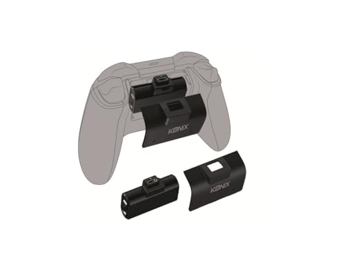 Konix Mythics Wiederaufladbares Batterie-Kit für Xbox Series X|S Controller - Schnellladung - USB-Verbindung - 2 m Kabel - Schwarz von Konix