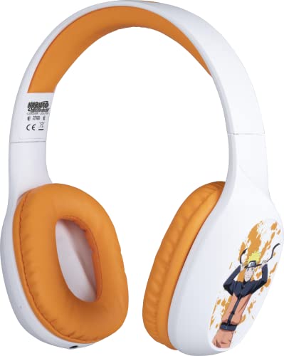 Konix Naruto Shippuden Kabelloser Bluetooth 5.3 - Kopfhörer für Smartphones und Tablets - 30 Stunden Akkulaufzeit - 3,5 mm Klinke - Naruto-Motiv von Konix