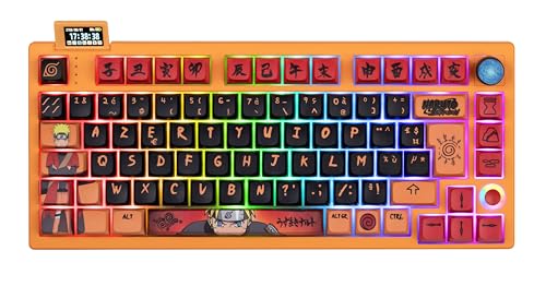 Konix Naruto Shippuden Mechanische Tastatur Verkabelt/Drahtlos - Nummerierte Pro Collector Edition - RGB-LED-Beleuchtung - Motiv Naruto Eremitenmodus Konix Naruto Shippuden Mechanische Tastatur Verkabelt/Drahtlos - Nummerierte Pro Collector Edition - RGB-LED-Beleuchtung - Motiv Naruto Eremitenmodus von Konix