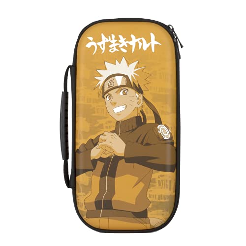 Konix Naruto Shippuden Schutz- und Transporthülle für Nintendo Switch, Switch Lite und Switch OLED Konsolen - Aufbewahrung von 8 Spielen - Naruto-Motiv von Konix