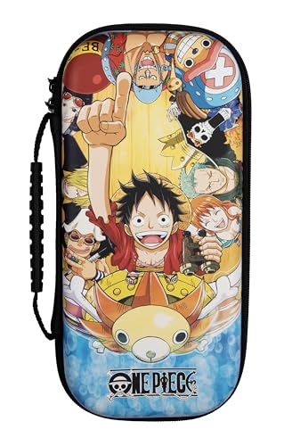 Konix One Piece Schutz- und Transporthülle für Nintendo Switch, Switch Lite und Switch OLED Konsolen - Aufbewahrung von 8 Spielen - Timeskip-Motiv Konix One Piece Schutz- und Transporthülle für Nintendo Switch, Switch Lite und Switch OLED Konsolen - Aufbewahrung von 8 Spielen - Timeskip-Motiv von Konix