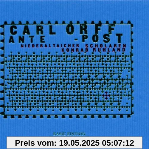 Carl Orff - Ante - Post Carl Orff - Ante - Post von Konrad Ruhland