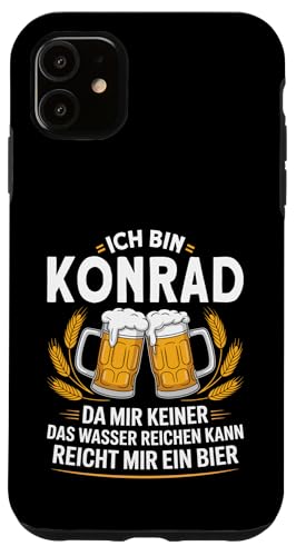 Lustiger Biertrinker Spruch für Konrad Hülle für iPhone 11 Lustiger Biertrinker Spruch für Konrad Hülle für iPhone 11 von Konrad Vorname Lustiger Spruch für Biertrinker
