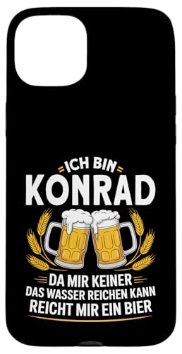 Lustiger Biertrinker Spruch für Konrad Hülle für iPhone 15 Plus Lustiger Biertrinker Spruch für Konrad Hülle für iPhone 15 Plus von Konrad Vorname Lustiger Spruch für Biertrinker