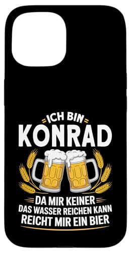 Lustiger Biertrinker Spruch für Konrad Hülle für iPhone 15 Lustiger Biertrinker Spruch für Konrad Hülle für iPhone 15 von Konrad Vorname Lustiger Spruch für Biertrinker