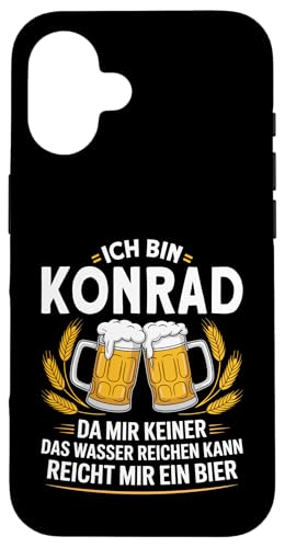 Lustiger Biertrinker Spruch für Konrad Hülle für iPhone 16 Lustiger Biertrinker Spruch für Konrad Hülle für iPhone 16 von Konrad Vorname Lustiger Spruch für Biertrinker