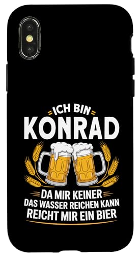 Lustiger Biertrinker Spruch für Konrad Hülle für iPhone X/XS Lustiger Biertrinker Spruch für Konrad Hülle für iPhone X/XS von Konrad Vorname Lustiger Spruch für Biertrinker