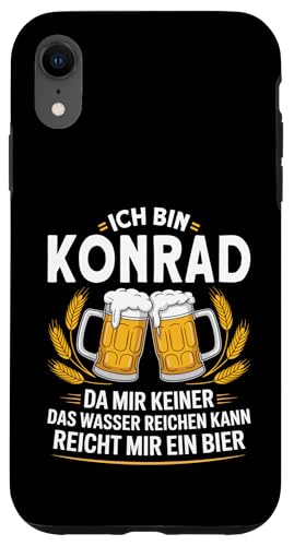 Lustiger Biertrinker Spruch für Konrad Hülle für iPhone XR Lustiger Biertrinker Spruch für Konrad Hülle für iPhone XR von Konrad Vorname Lustiger Spruch für Biertrinker