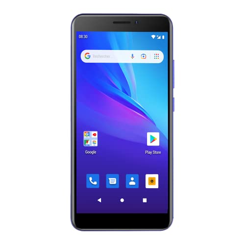 Konrow - Star 55 — 4G Dual-SIM-Smartphone — 5,45-QHD-Bildschirm, 16 GB Speicher, erweiterbar auf 63 GB, Bluetooth 4.0, WLAN, GPS, 3000-mAh-Akku, 2 x 8- und 2-MP-Kameras — Android 12 (Go Edition) — Blau Konrow - Star 55 — 4G Dual-SIM-Smartphone — 5,45-QHD-Bildschirm, 16 GB Speicher, erweiterbar auf 63 GB, Bluetooth 4.0, WLAN, GPS, 3000-mAh-Akku, 2 x 8- und 2-MP-Kameras — Android 12 (Go Edition) — Blau von Konrow
