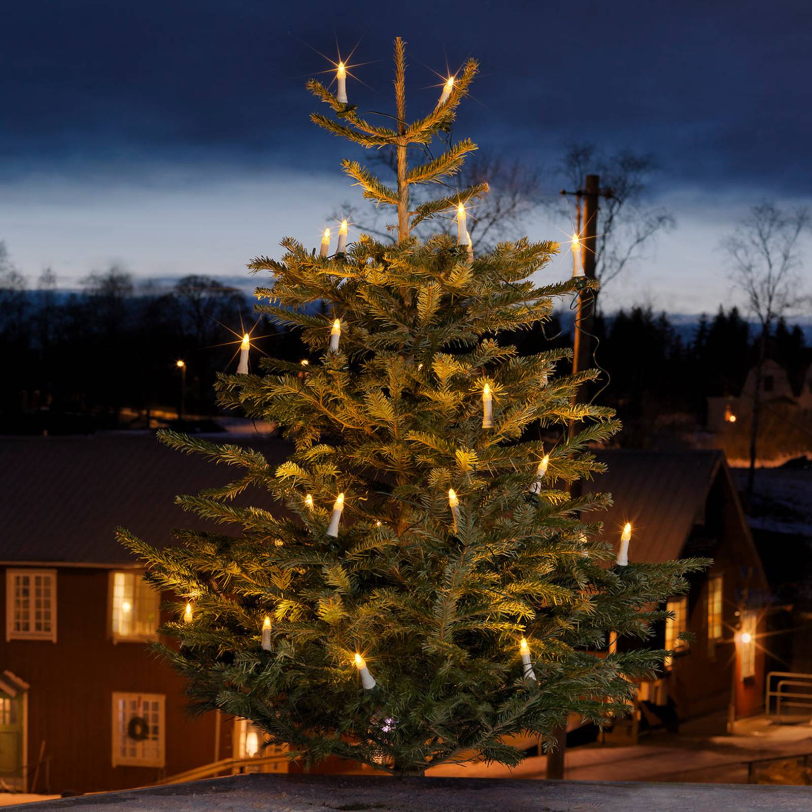 Außen-Lichterkette Topbirnen LED 45-flg. von Konstsmide Christmas