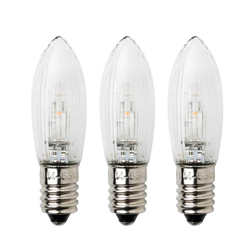 E10 0,3W 24V Ersatzlampen 3er Pack von Konstsmide Christmas