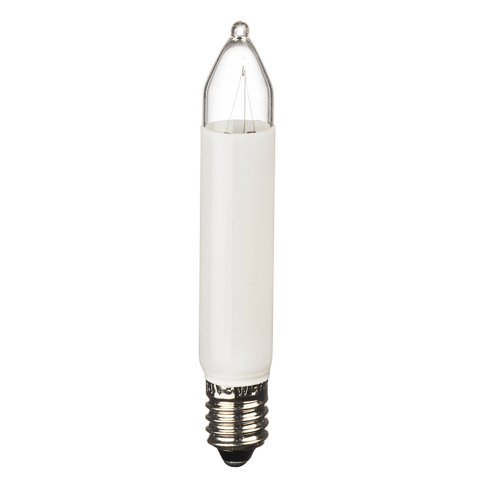 E10 3W 14V Ersatz-Mini-Schaftlampen 2er Pack von Konstsmide Christmas