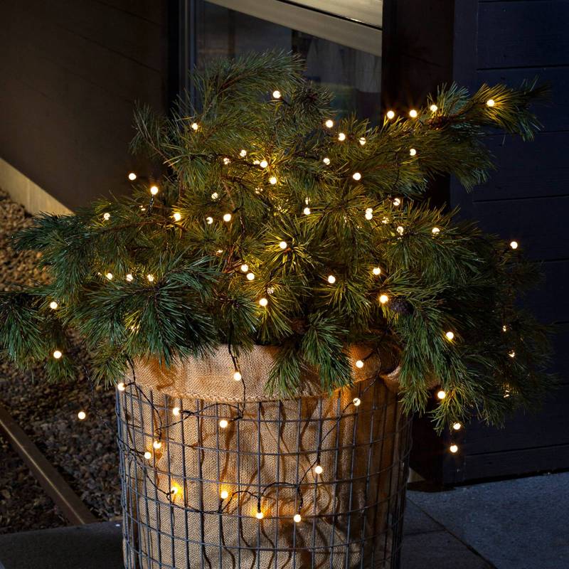 Für außen- Lichterkette LED 40-flg. warmweiß, Batt von Konstsmide Christmas