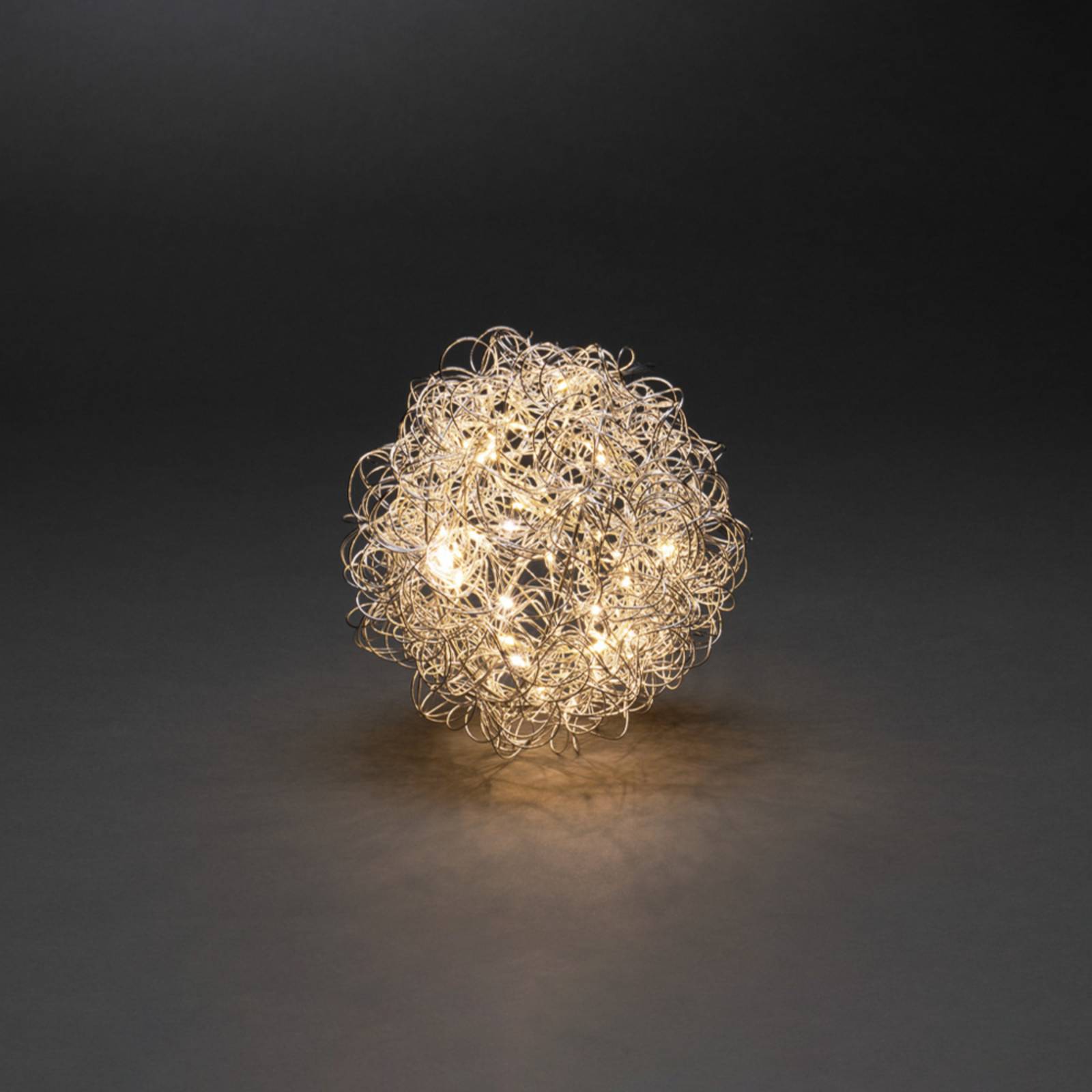 LED-Dekoleuchte Drahtball, Ø 20cm, 40 LEDs LED-Dekoleuchte Drahtball, Ø 20cm, 40 LEDs von Konstsmide Christmas