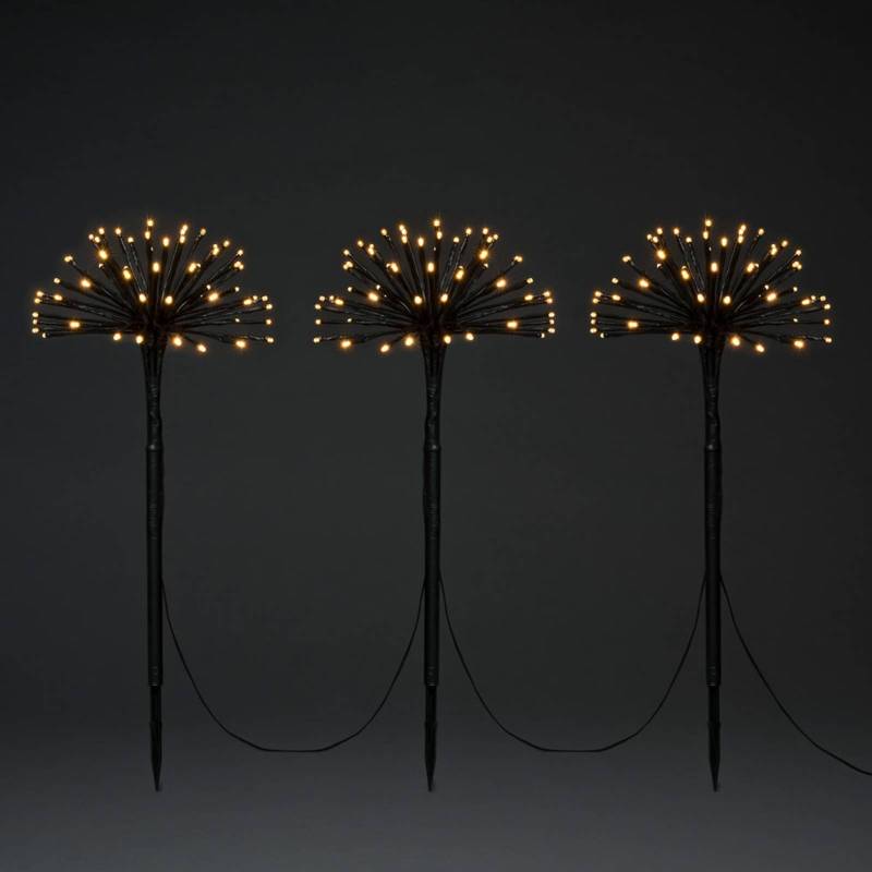 LED-Dekoleuchte drei Pusteblumen mit Erdspieß IP44 von Konstsmide Christmas