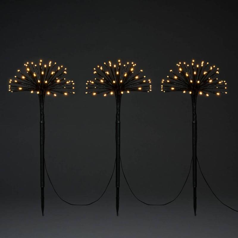 LED-Dekoleuchte drei Pusteblumen mit Erdspieß IP44 von Konstsmide Christmas